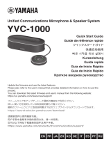 Yamaha YVC-1000 Schnellstartanleitung