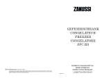 Zanussi ZFC231 Benutzerhandbuch