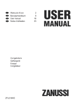 Zanussi ZFU219WO Benutzerhandbuch