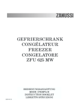 Zanussi ZFU625MW Benutzerhandbuch