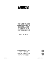 Zanussi ZRG316CW Benutzerhandbuch
