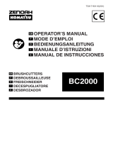 Zenoah BC2000 Benutzerhandbuch