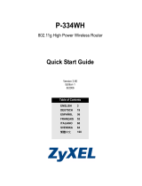 ZyXEL P-334WH Benutzerhandbuch