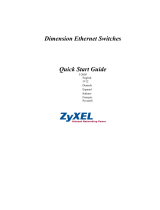 ZyXEL Dimension Ethernet Switches Benutzerhandbuch