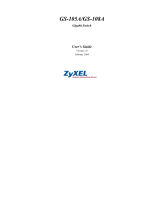 ZyXEL Communications Dimension GS-105A Benutzerhandbuch