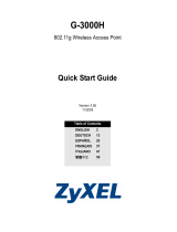 ZyXEL ZyAIR G-3000H Benutzerhandbuch