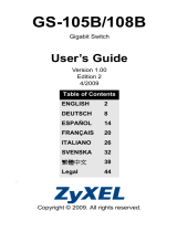 ZyXEL GS-105B/108B Benutzerhandbuch