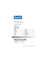 ZyXEL Communications LTE3301-Q222 Bedienungsanleitung