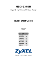 ZyXEL Communications NBG-334SH Benutzerhandbuch