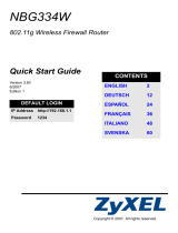 ZyXEL Communications NBG334W Benutzerhandbuch