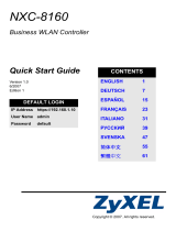 ZyXEL Network Device NXC-8160s Benutzerhandbuch