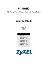 ZyXEL P-334WHD Benutzerhandbuch