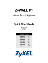 ZyXEL Communications ZYWALL P1 Benutzerhandbuch