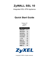 ZyXEL ZyWALL SSL 10 Benutzerhandbuch