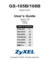 ZyXEL Communications GS-105B/108B Benutzerhandbuch