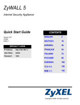 ZyXEL Communications 5 Benutzerhandbuch
