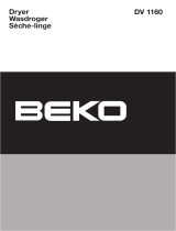 Beko DV 1160 Benutzerhandbuch