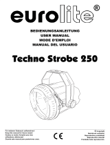 EuroLite Techno Strobe 250 Benutzerhandbuch
