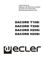 Ecler DACORD-i SERIES Benutzerhandbuch