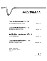 VOLTCRAFT VC-110 Bedienungsanleitung