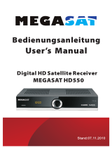 Megasat HD550 Bedienungsanleitung