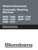 Blomberg WAF 1341 Waschmaschine Bedienungsanleitung