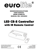 EuroLite LED Cube LED for CB-8 IR Controller Benutzerhandbuch