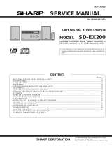 Sharp SD-EX200 Benutzerhandbuch