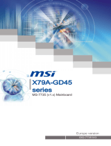 MSI X79A-GD45 Plus seres Benutzerhandbuch