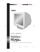 NEC FE750 Plus Benutzerhandbuch