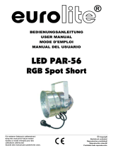 EuroLite LED PAR-56 RGB Spot Short Benutzerhandbuch