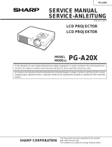 Sharp Notevision PG-A20X Benutzerhandbuch
