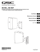 QSC AcousticDesign AD-S52 Benutzerhandbuch