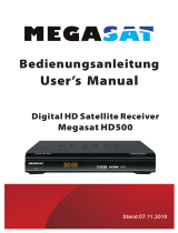 Megasat HD500 Bedienungsanleitung