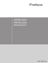 MSI Z97M-G43 Benutzerhandbuch