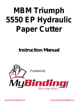 My Binding MBM Triumph 5550 EP Benutzerhandbuch