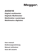 Megger AVO410 Benutzerhandbuch