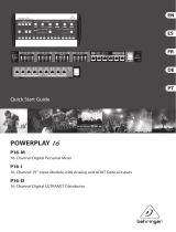 Behringer POWERPLAY 16 P16-M Benutzerhandbuch