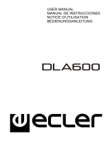 Ecler DLA600 Benutzerhandbuch