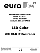 EuroLite LED Cube LED for CB-8 IR Controller Benutzerhandbuch