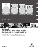 Behringer Eurolive B215D-WH Benutzerhandbuch