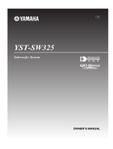 Yamaha YST-SW325 Benutzerhandbuch