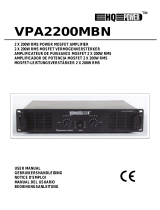 Velleman VPA2200MBN Benutzerhandbuch