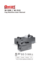 Elation W-508 Wireless Fog Machine Benutzerhandbuch