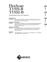 Eizo FLEXSCAN T1501-B - Benutzerhandbuch