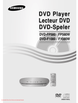 Samsung DVD F1080 Benutzerhandbuch