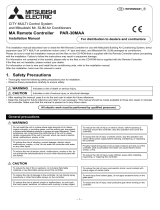 Mitsubishi Electronics PAR-30MAA Benutzerhandbuch