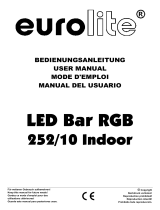 EuroLite LED Bar 2 RGBA 252/10 Benutzerhandbuch
