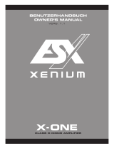 Audio Design ESX Xenium Bedienungsanleitung