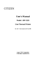 Citizen iDP-3221 Benutzerhandbuch